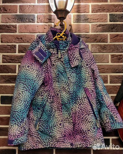 Зимняя мембранная куртка на девочку 116 Reima