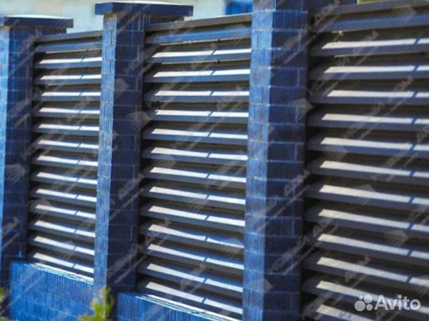 Забор жалюзи еврозабор