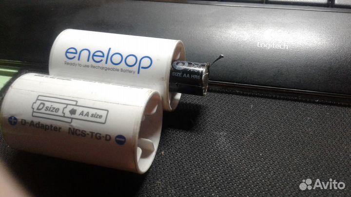 Адаптеры для аккумуляторов типа AA в тип D