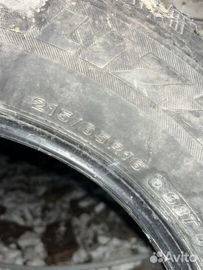 Шины bridgestone blizzak 215/65/16