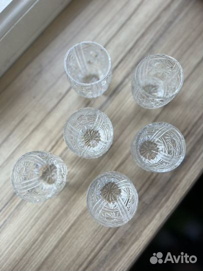 Хрустальные рюмки СССР