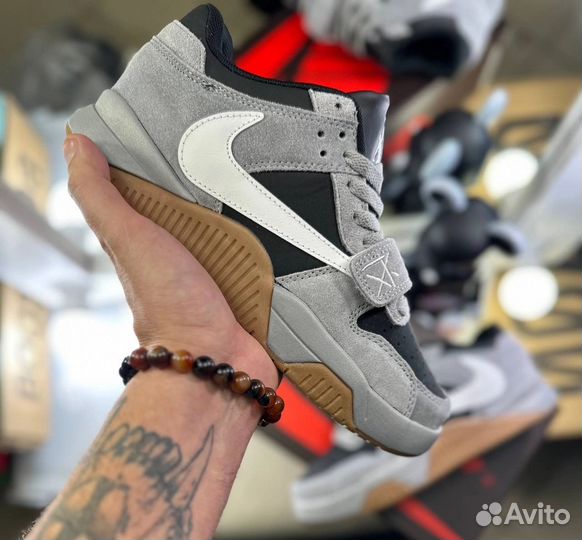 Кроссовки мужские nike air jordan travis scott