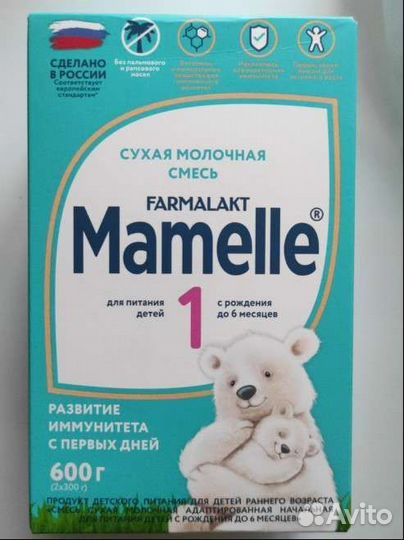 Питание детmкое mamelle 1