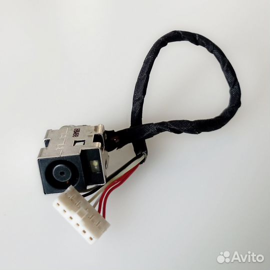 Разъем питания HP DV6-2000 6 pin общая длина 16 см
