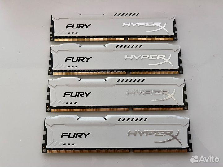 Оперативная память DDR3 HyperX Fury (16GB\32GB)