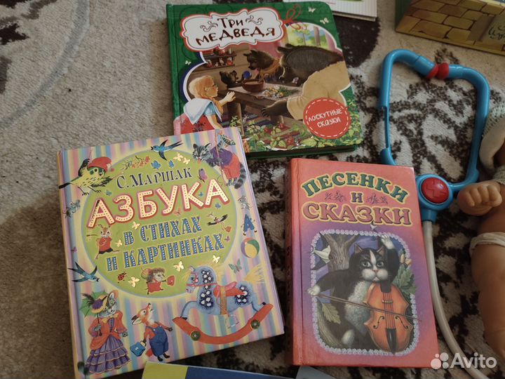 Пакет игрушек, игр и книжек для дошкольника