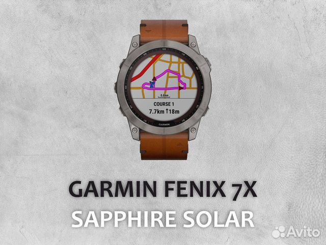 Garmin Fenix 7x Sapphire Solar titanium (Новые) объявление продам