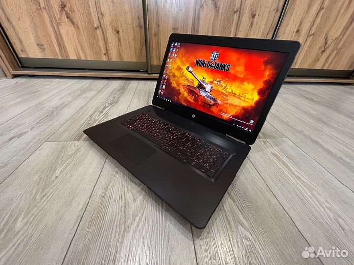 Геймерский HP omen 17-W205TX (core I7+GTX1060 6GB)