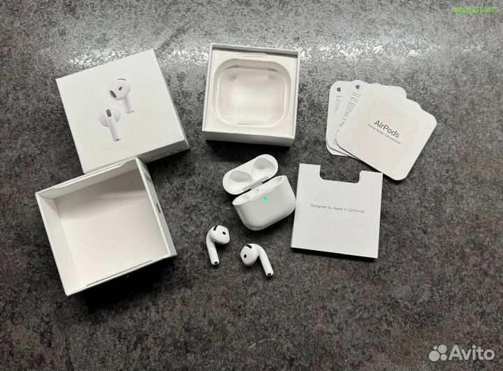 Наушники Airpods 4/Pro2 Airoha 1562AE Type-C