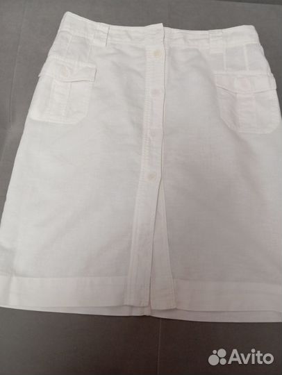Юбка женская белая 48 размер