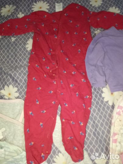 Детские вещи на девочку с пакетом на 3-4 месяца