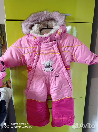 Зимний комбинезон на овчине с рождения