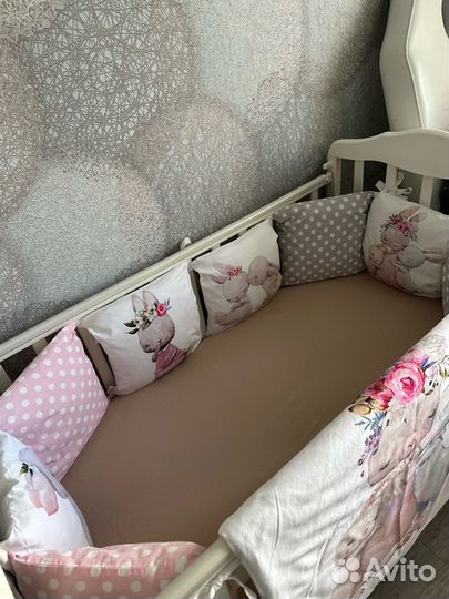 Бортики в детскую кроватку