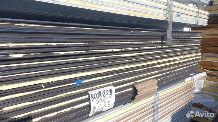 Сэндвич панели 10000 м2 в наличии