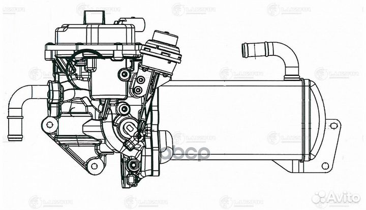 Клапан EGR VAG transporter 03- 2.0TDI lreg1801