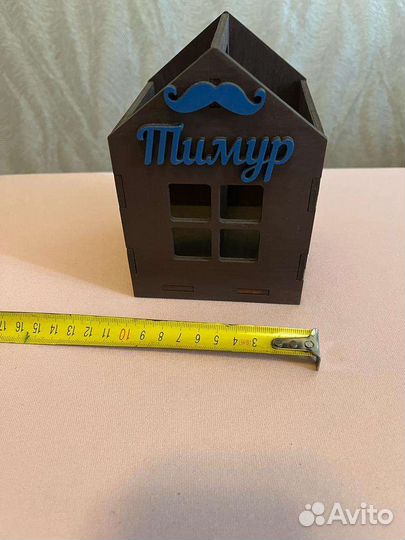 Органайзер Подставка деревянная для карандашей