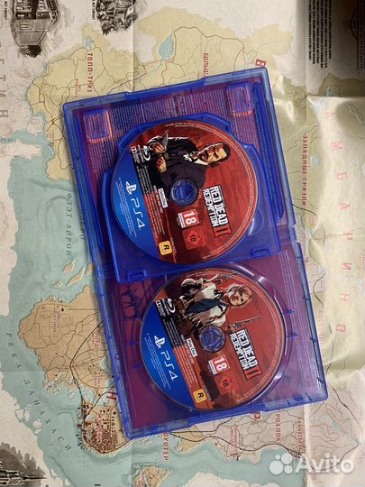 Диски Red Dead Redemption 2 PS4 на русском