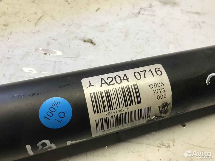 Кардан задний Мерседес w204