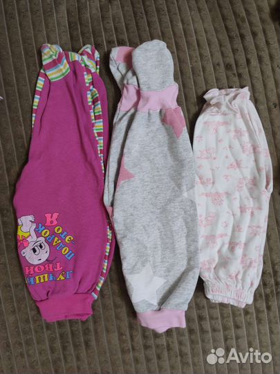 Одежда пакетом для девочки до 6 мес