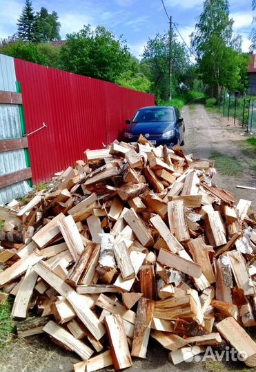 Дрова колотые Береза
