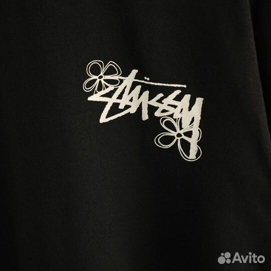 Футболка stussy laguna beach черная