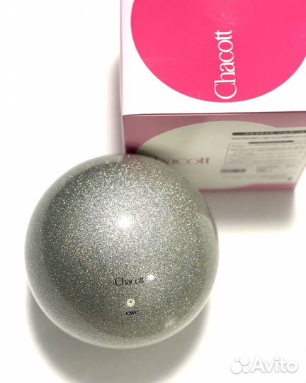 Мяч chacott 18 серебро glitter