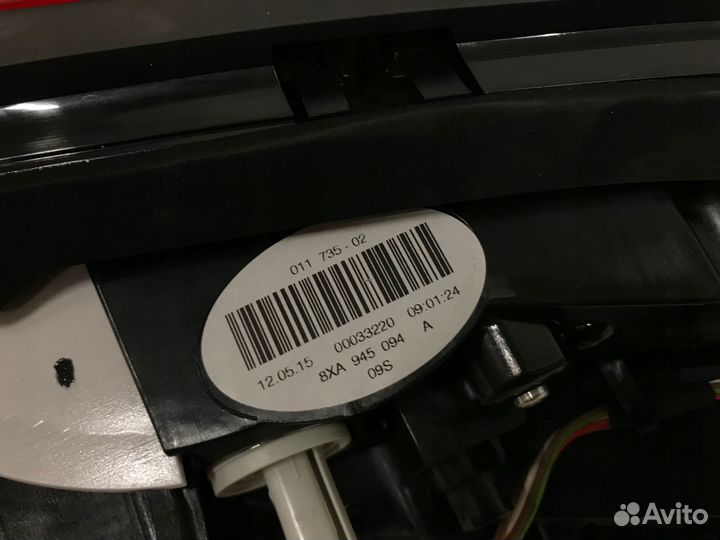 Audi A1 8X lift 14-17 задний правый светодиодный фонарь Европа