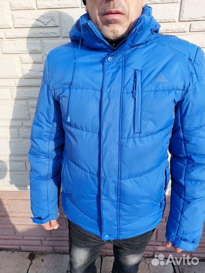 Куртка пуховик мужская Адидас