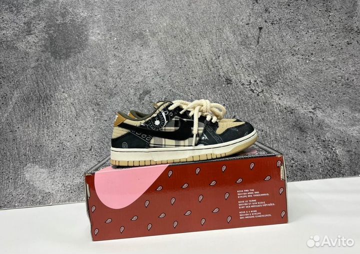 Кроссовки Nike SB dunk low x Cactus Jack Люкс