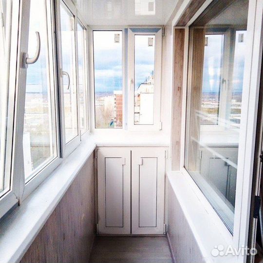 Остекление балконов и лоджий пластиковыми окнами