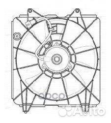 Э/вентилятор кондиц. для а/м Honda Civic 4D (06
