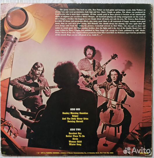 Harry Chapin / Sniper and other love songs / US