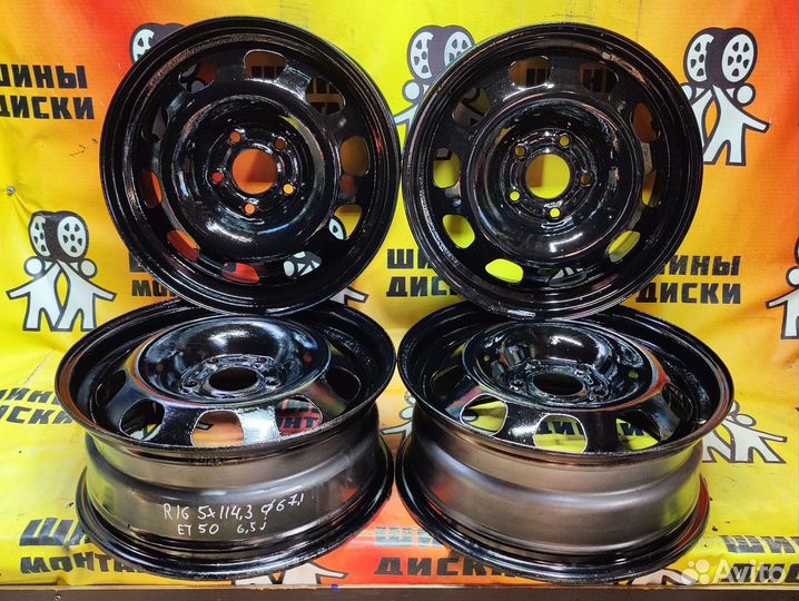 Штамповпнные диски R16 5*114.3 dia66.1 et50 6.5J