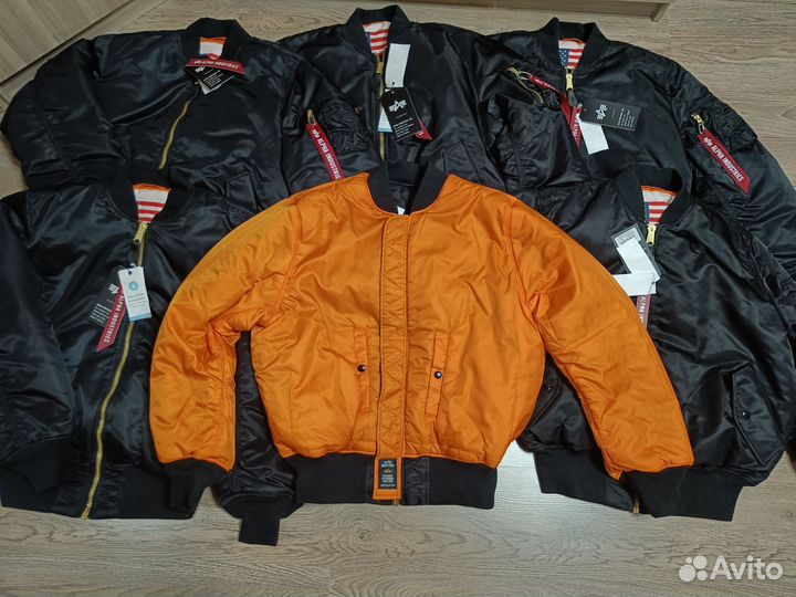 Бомбер Alpha industries MA-1 новый оригинал