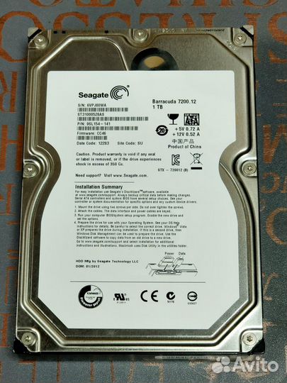 Жесткий диск Seagate Barracuda 7200.12 ST31000528A
