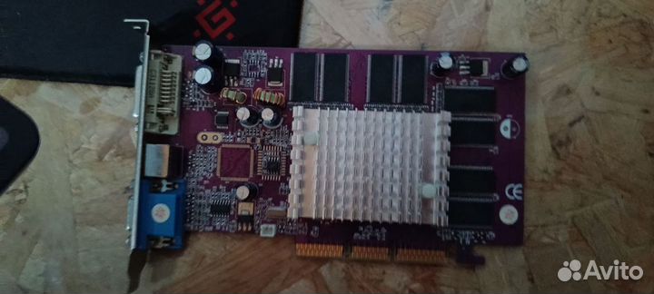 Видеокарта palit fx5200 128 мб на запчасти