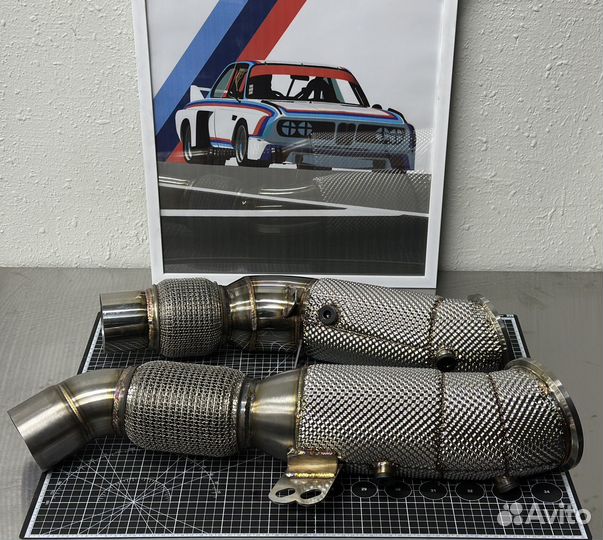Даунпайп BMW B58/B48 Heat Shield