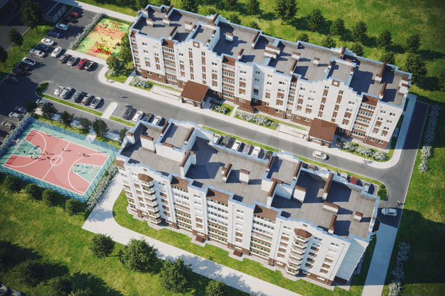 2-к. квартира, 63,6 м², 2/7 эт.