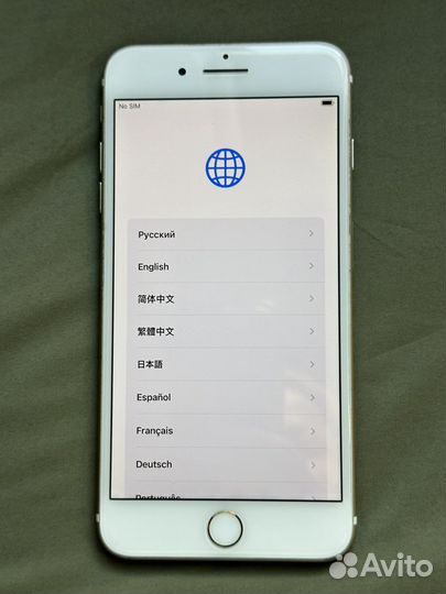 Телефон iPhone 7 plus, оригинал, 128 гб, золотой