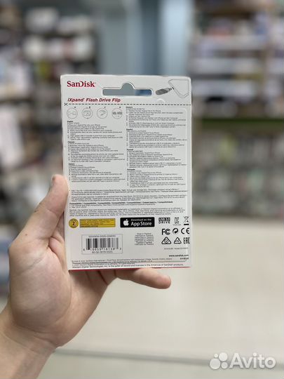 Флешка на айфон USB/Lightning 3.1 32GB Sandisk