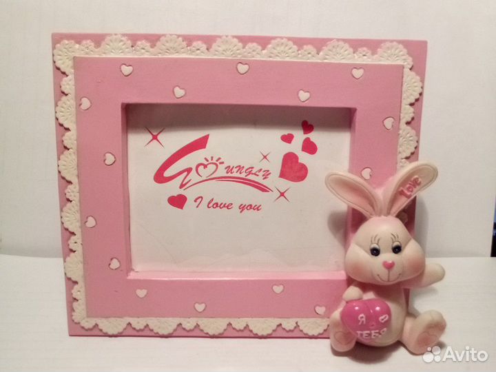 Фоторамка зайка