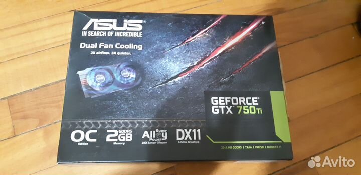 Видеокарта gtx 750 ti 2gb