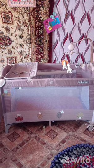 Детская кровать манеж