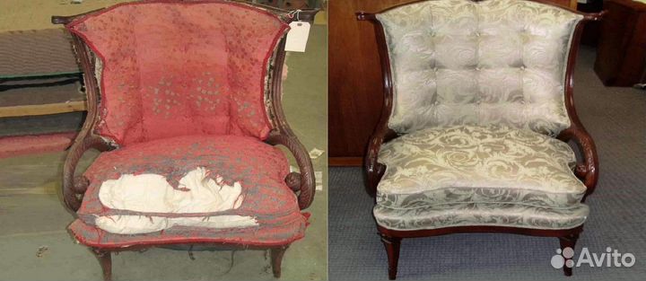 Ремонт кресел из кожи