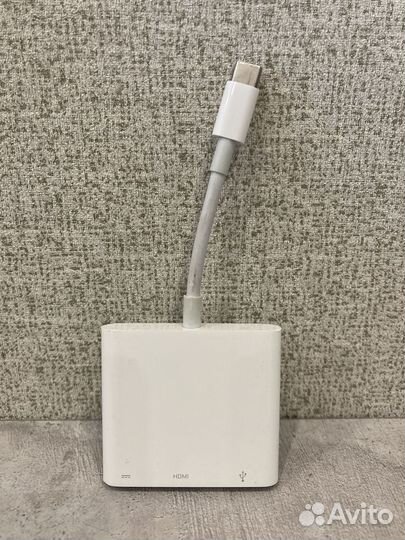 Переходник адаптер Apple USB-C оригинал б/у