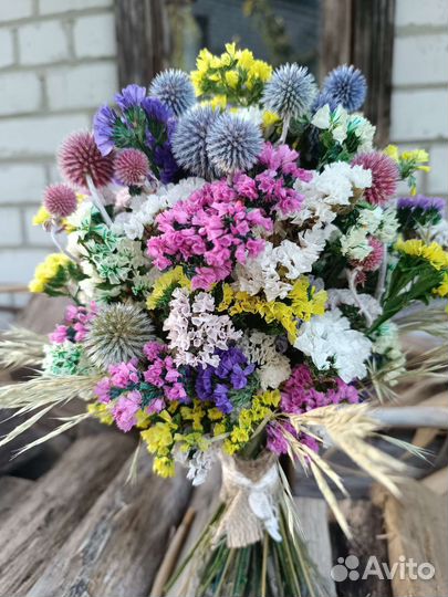 Букеты из сухоцветов
