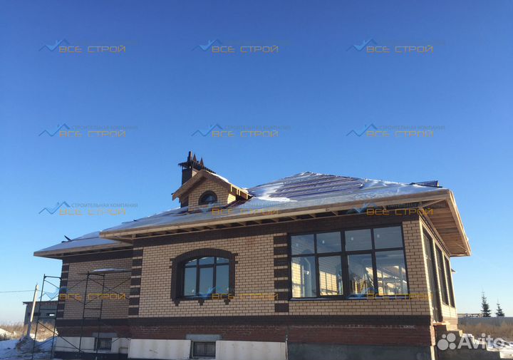 Лицевой кирпич Сливки Гладкий меланж ГОСТ