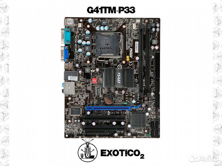 MSI G41TM-P33 Материнская плата