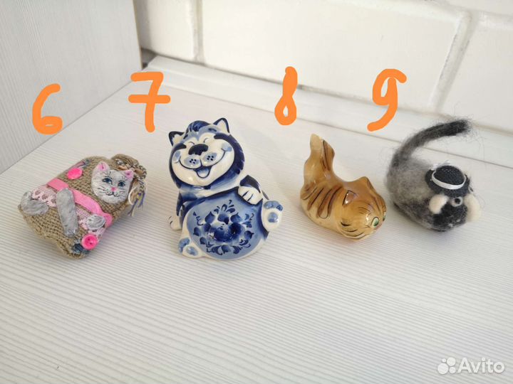 Фигурки кошек коллекционные