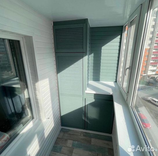 Лоджия,балкон под ключ(остекление,утепление)